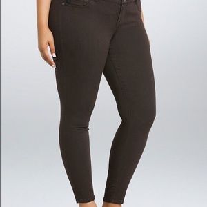 NWT Torrid Brown Jeggings- Size 18
